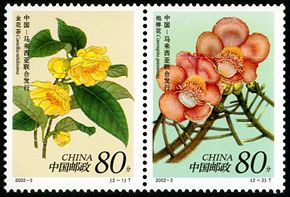 2002-3 《珍稀花卉》特种邮票（与马来西亚联合发行）
